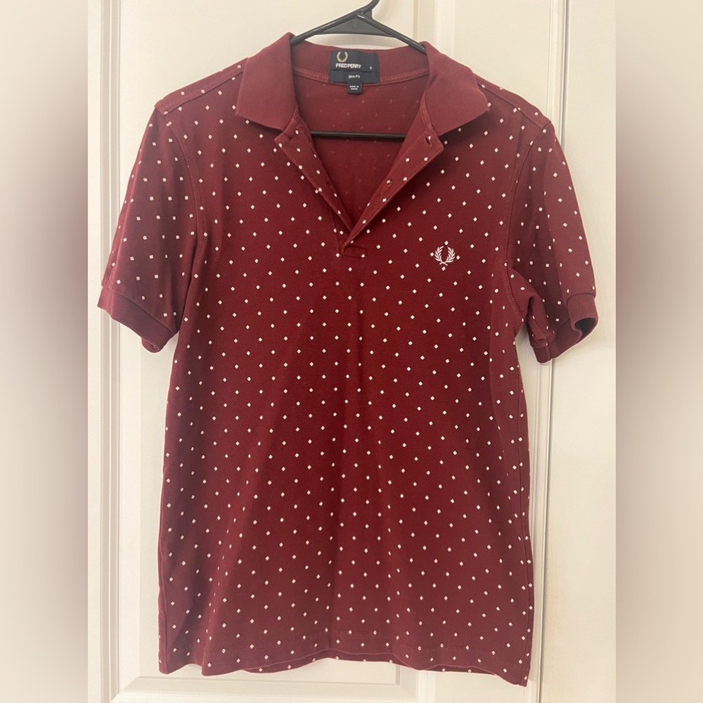 Fred Perry Men Polo T-shirt, size S